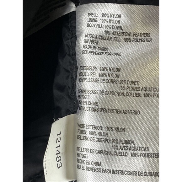 Michael Kors Womens Jacket Sz S Black Packable Down Quilted Nylon Zip Front - Picture 5 of 9